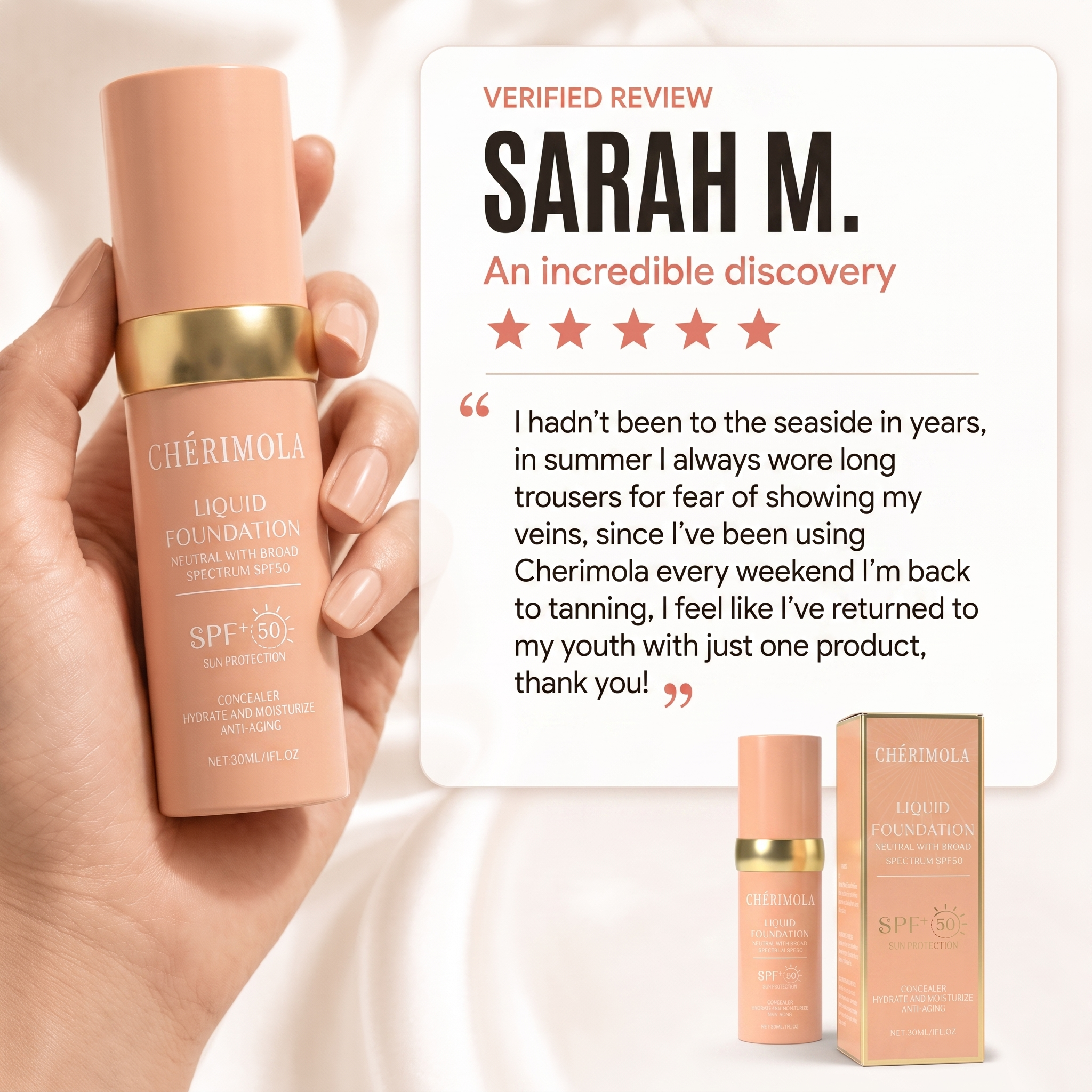 COLOR-CHANGING SUNSCREEN